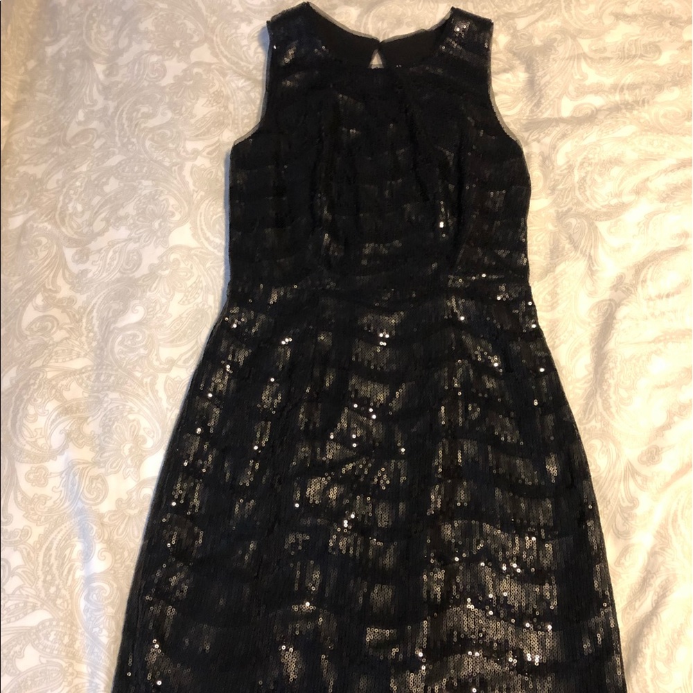 Back Detail Sequin Dress